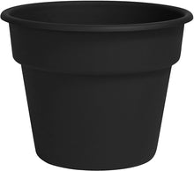 Load image into Gallery viewer, Bloem Bloem DCBT18-00 Dura Cotta Plant Window Box, 18-Inch, Black