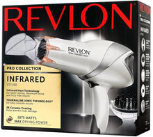 Load image into Gallery viewer, Revlon 1875W Infrared Hair Dryer for Faster Drying &amp; Maximum Shine