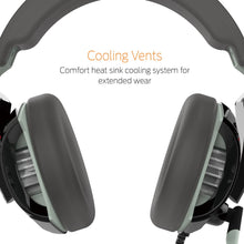 Load image into Gallery viewer, GAMDIAS Gaming Headset with 7.1 Virtual Surround Sound, Inline Remote, RGB Lighting (Hephaestus P1)