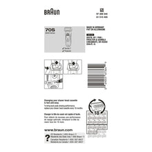 Load image into Gallery viewer, Braun Series 7 Combi 70S Cassette Replacement Pack (Formerly 9000 Pulsonic)