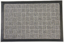 Load image into Gallery viewer, Rubber-Cal "Wellington Carpet Mats - 18 x 30-inch - Rubber Backed Mats - Tan, Brown, Gray, Charcoal, Blue
