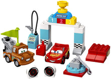 Load image into Gallery viewer, LEGO DUPLO Disney and Pixar Cars Lightning McQueen’s Race Day 10924 Toddler Toy with Lightning McQueen and Mater; Great Gift for Kids Who Love Race Car Toys and Tow Trucks, New 2020 (42 Pieces)