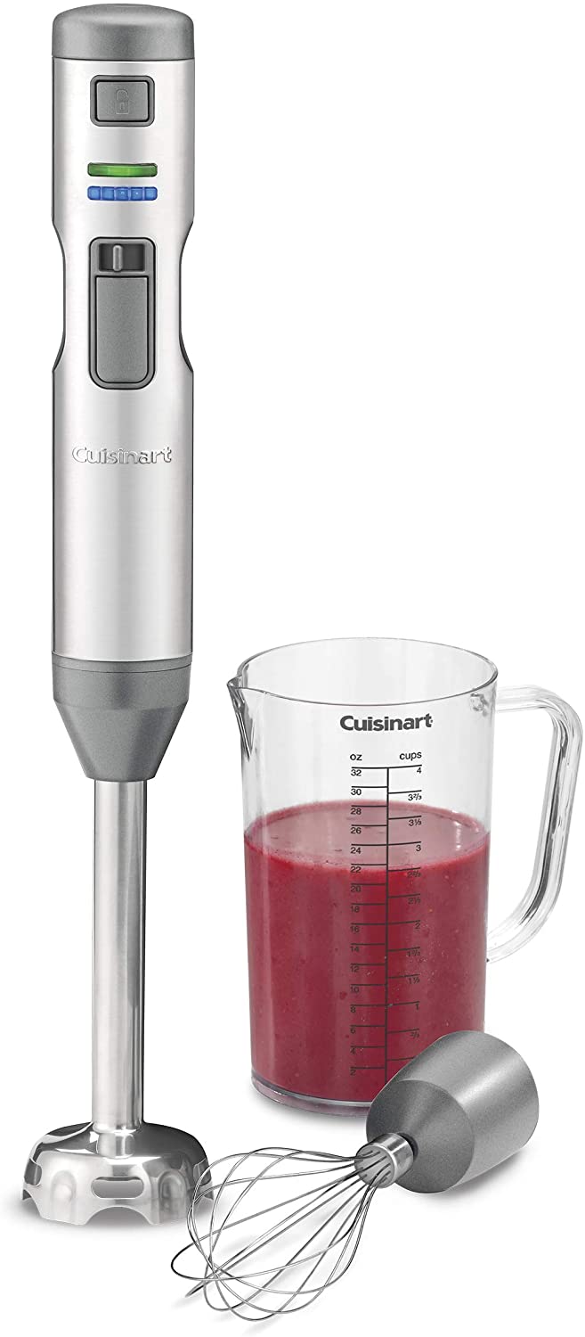 Cuisinart CSB-400CD Cordless and Rechargeable SmartStick hand blender, One Size, Silver