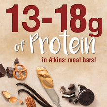 Load image into Gallery viewer, Atkins Chocolate Almond Caramel Protein Meal Bar. With Real Almond Butter. Keto-Friendly. Gluten Free. (5 Bars)