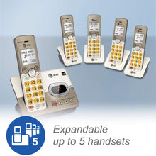 Load image into Gallery viewer, AT&amp;T EL51203 DECT 6.0 Phone with Caller ID/Call Waiting, 2 Cordless Handsets, Silver