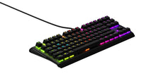 Load image into Gallery viewer, SteelSeries RGB Gaming Keyboard - Tactile &amp; Silent - RGB LED Backlit Keys - Splash Resistant - Media Controls