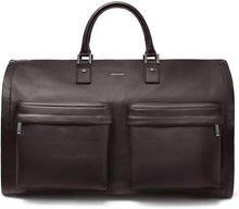 Load image into Gallery viewer, Hook &amp; Albert Men&#39;s Top Grain Gen 2 Garment Weekender Bag with Shoulder Strap Carry-On Collection (Espresso)