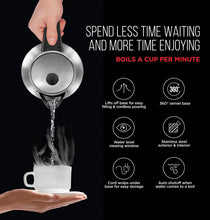 Load image into Gallery viewer, Chefman Color Electric Kettle with Auto Shutoff, Fast Boiling Water Heater
