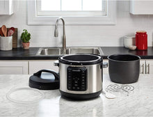 Load image into Gallery viewer, Crock-pot 8-Quart Multi-Use XL Express Crock Programmable Slow Cooker with Manual Pressure, Boil &amp; Simmer with Extra Sealing Gasket, Stainless Steel