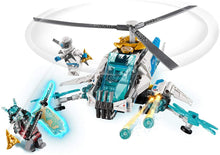 Load image into Gallery viewer, LEGO NINJAGO ShuriCopter 70673 Kids Toy Helicopter Building Set with Ninja Minifigures and Toy Ninja Weapons (361 Pieces)