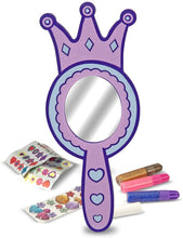 Load image into Gallery viewer, Melissa &amp; Doug Decorate-Your-Own Wooden Princess Mirror