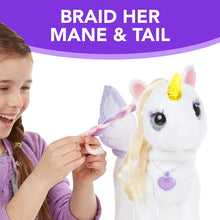 Load image into Gallery viewer, furReal StarLily, My Magical Unicorn Interactive Plush Pet Toy, Light-up Horn, Ages 4 and Up(Amazon Exclusive)