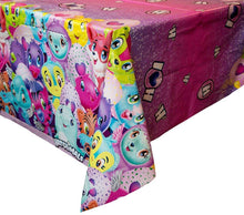 Load image into Gallery viewer, Unique Hatchimals Rectangular Plastic Table Cover, 54" x 84", Pink/Purple, One Size, Model: 59303