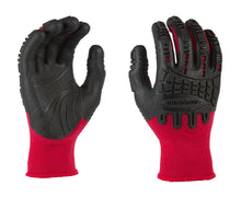 Load image into Gallery viewer, Mad Grip F50 Thunderdome Impact Gloves, Red/Black, XX-Large