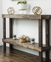 Load image into Gallery viewer, Rustic Luxe Large Wooden Sofa Table by Del Hutson Designs