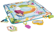 Load image into Gallery viewer, Fisher-Price, FisherPrice Dive Right in Activity Mat PoolThemed playmat with 4 Toys for Newborn Baby, Multicolor