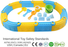 Load image into Gallery viewer, Vokodo 23 Piece Beach Toy Sand Castle Set Includes Molds Tools Bucket Shovel Rake Sifter And Watering Can Perfect For Outdoor Fun Kids Pretend Play Great Gift For Preschool Children Boys Girl Toddlers