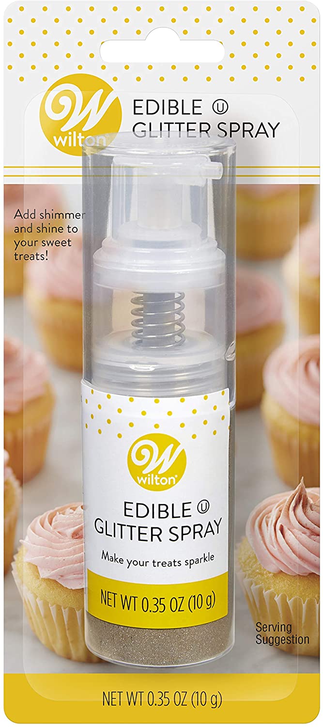 Food Items Rose Gold Edible Glitter Spray