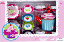 Load image into Gallery viewer, Schylling Cupcakes Tin Tea Set