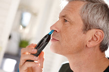 Load image into Gallery viewer, Philips Norelco Nose trimmer 3000, NT3000/49, with 6 pieces for nose, ears and eyebrows
