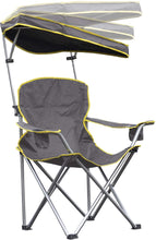 Load image into Gallery viewer, Quik Shade Heavy Duty Max Shade Extra Wide Folding Camp Chair with Tilt UV Sun Protection Canopy