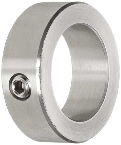 Climax Metal C-062-S Shaft Collar, One Piece, Set Screw Style, Stainless Steel, 5/8