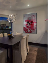 Load image into Gallery viewer, Parvez Taj Skull 2 Painting Print on Brushed Aluminum