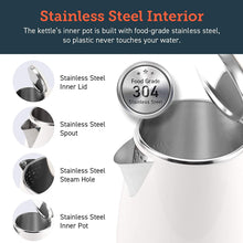 Load image into Gallery viewer, COSORI Double Wall 304 Stainless Steel BPA Free Hot Water Boiler Auto Shut-Off and Boil-Dry Protection