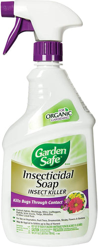 Garden Safe Brand Insecticidal Soap Insect Killer, Ready-to-Use, 24-Ounce