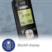 Load image into Gallery viewer, VTech CS6709 Accessory Cordless Handset, Silver/Black | Requires VTech CS6719, CS6729, CS6829, or CS6859 Series Phone System to Operate