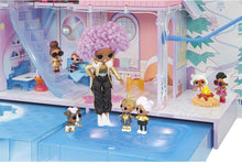 Load image into Gallery viewer, LOL Surprise OMG Winter Chill Cabin Wooden Doll House with 95+ Surprises, Hot Tub and Real Ice Skating Rink- Accessories and Furniture Dolly Toddler Toys -Multicolor