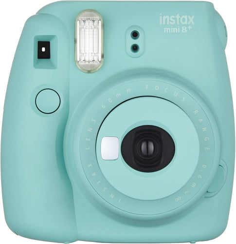 Fujifilm Instax Mini 8+ (Mint) Instant Film Camera + Self Shot Mirror for Selfie Use (Japan Import)