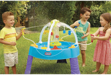 Load image into Gallery viewer, Little Tikes Fun Zone Battle Splash Water Table and Game for Kids