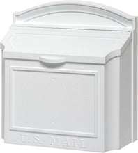 Load image into Gallery viewer, Whitehall 16139-WHITEHALL Wall Mounted Locking Mailbox Color: White