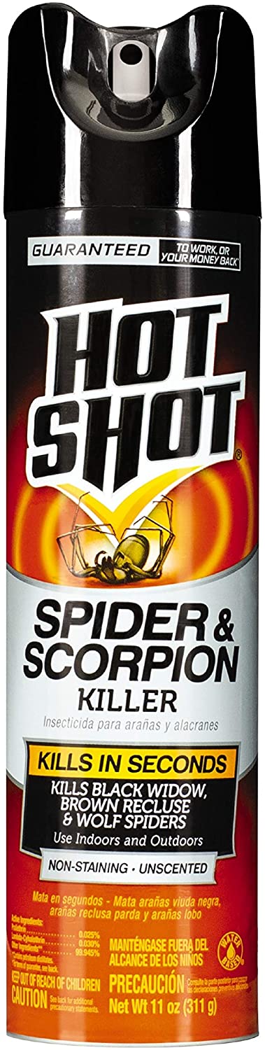 Hot Shot Spider & Scorpion Killer, Aerosol, 11-Ounce