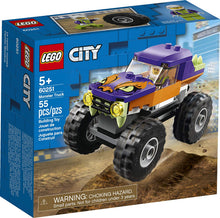 Load image into Gallery viewer, LEGO City Monster Truck 60251 Playset, LEGO Building Sets for Kids, New 2020 (55 Pieces)