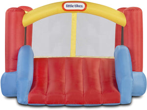 Little Tikes Inflatable Jump 'n Slide Bounce House with heavy duty blower, Multicolor