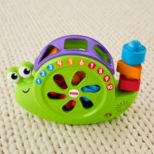 Load image into Gallery viewer, Fisher-Price Rock &#39;n Sort Snail Pail