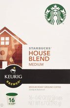 Load image into Gallery viewer, Starbucks House Blend, K-Cup for Keurig Brewers, 16 Count