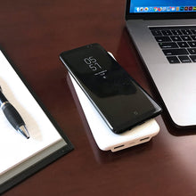 Load image into Gallery viewer, myCharge Wireless Charger Portable Charger Power Bank Dual USB 10W/2.4A/10000mAh Qi Certified for Apple (iPhone XS, XS Max, XR, X, 8, 8 Plus) Android (Samsung Galaxy S8, S8+, Note 8, S7, S7 Edge, S6)