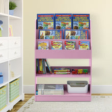 Load image into Gallery viewer, FURINNO FR16118LB Kidkanac Magazine/Bookshelf with Toy Storage