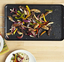 Load image into Gallery viewer, IMUSA USA IMU-1814 Double Burner Griddle Non-Stick 16-Inch, Black