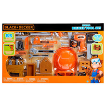 Load image into Gallery viewer, BLACK+DECKER Junior Deluxe Tool Play Set - 85pc