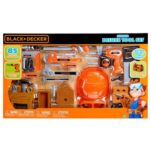 BLACK+DECKER Junior Deluxe Tool Play Set - 85pc