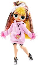 Load image into Gallery viewer, LOL Surprise OMG Remix Pop B.B. Fashion Doll, Plays Music, with Extra Outfit and 25 Surprises Including Shoes, Hair Brush, Doll Stand, Magazine, and Record Player Package - for Girls Ages 4+