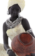 Load image into Gallery viewer, Deco 79 Benzara 44694 Table Top Polystone African Figure Sculpture