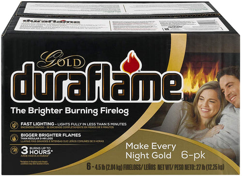 Duraflame Gold Fire Log 6 pk 4.5 lb.