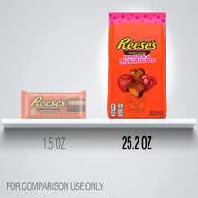 Load image into Gallery viewer, Reese's Hearts and Miniatures Assortment Milk Chocolate Peanut Candy Valentine's Day Oz. Variety Bag, butter, 25.2 Ounce
