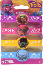 Load image into Gallery viewer, Unique Trolls Party Rubber Bracelets, 1 Pack