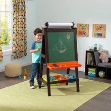 Load image into Gallery viewer, KidKraft 62043.0 Storage Easel - Espresso Novelty, 25.2 x 23.2 x 47.6